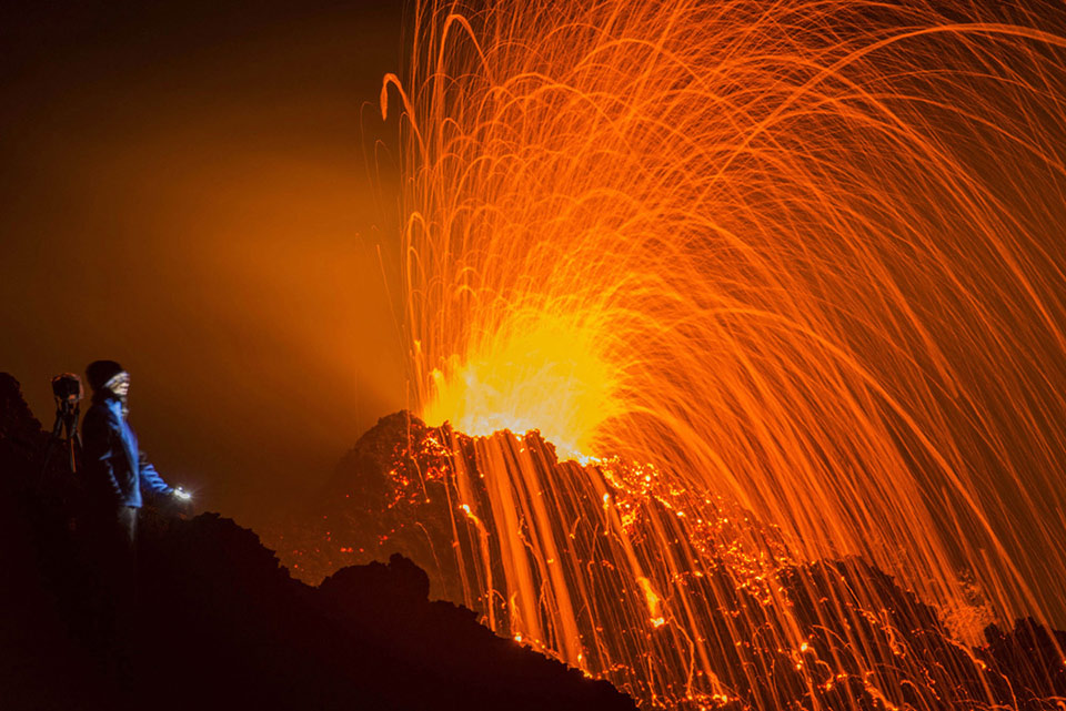 Picture 16 of 2015: The rise of volcanoes
