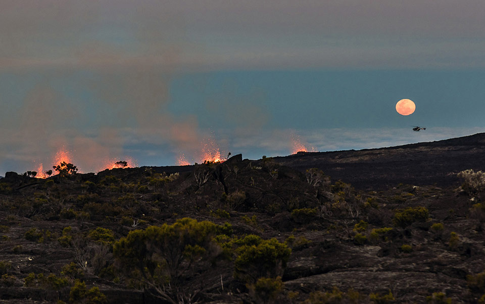 Picture 20 of 2015: The rise of volcanoes