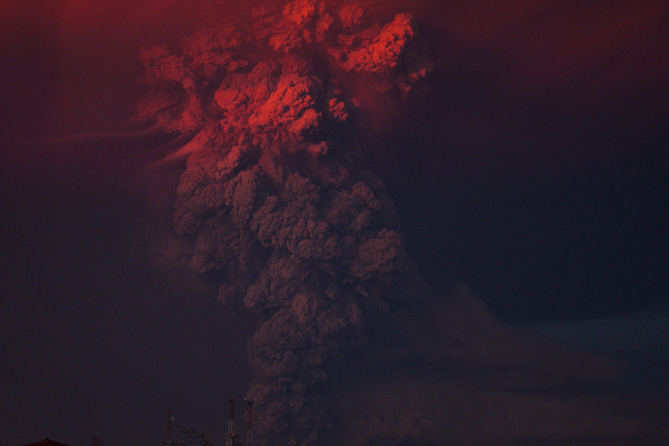 Picture 30 of 2015: The rise of volcanoes