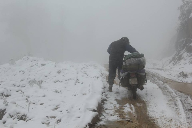 Picture 11 of 20cm thick snow first appeared in Nghe An