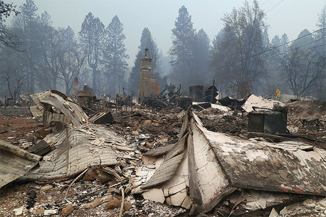Picture 12 of 44 people died, California forest fire has never been so horrifying