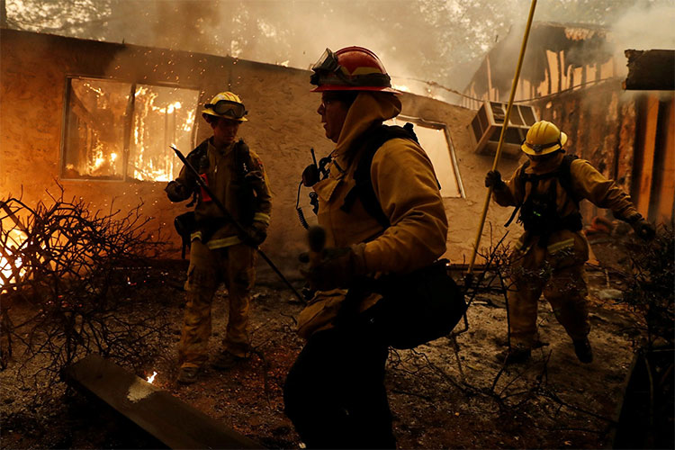 Picture 13 of 44 people died, California forest fire has never been so horrifying