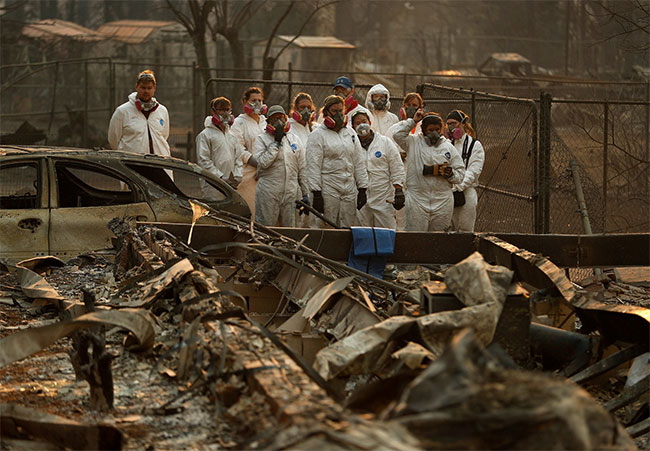 Picture 15 of 44 people died, California forest fire has never been so horrifying