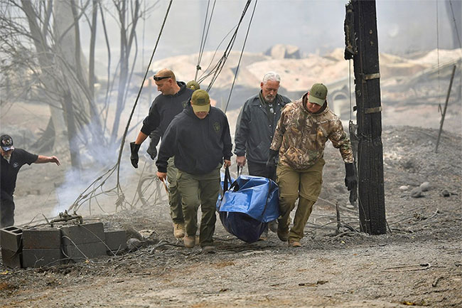 Picture 19 of 44 people died, California forest fire has never been so horrifying