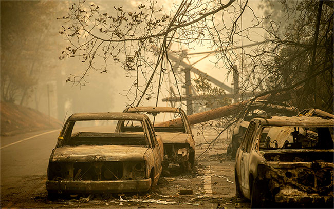 Picture 8 of 44 people died, California forest fire has never been so horrifying