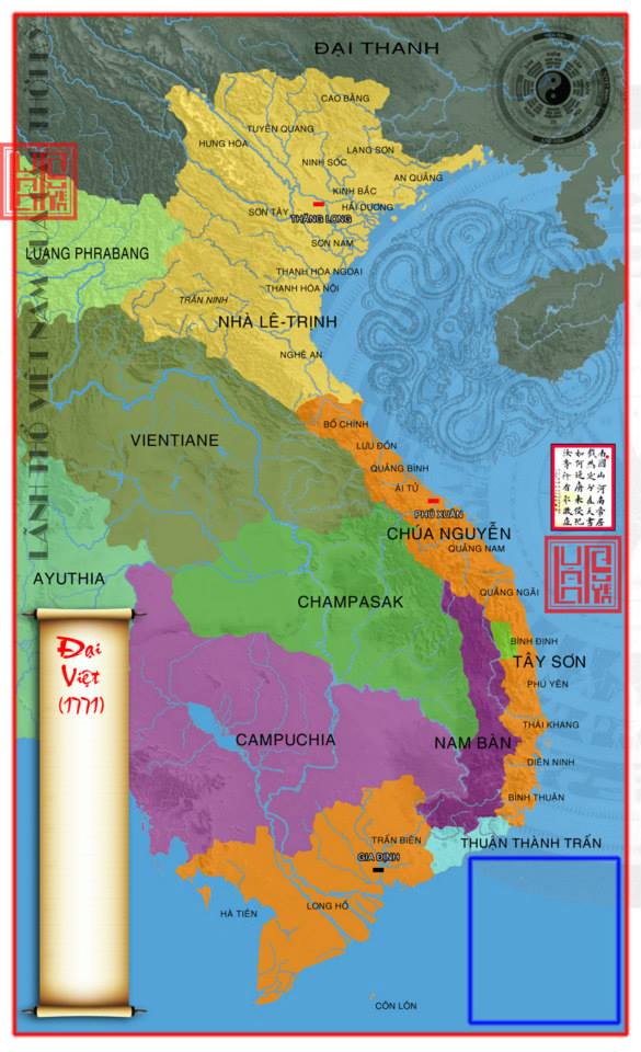 Picture 10 of 45 Vietnamese maps from the 10th century period (part 3)