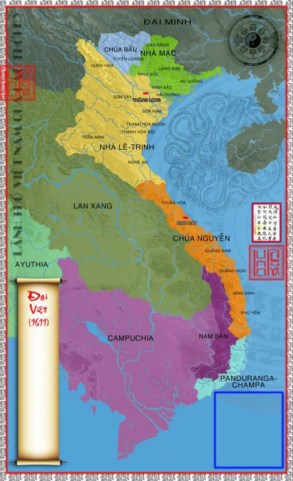 Picture 15 of 45 Vietnamese maps over the period from the 10th century (part 2)