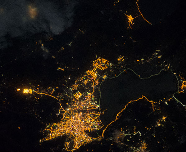 Picture 4 of 5 artificial landscapes visible from the universe