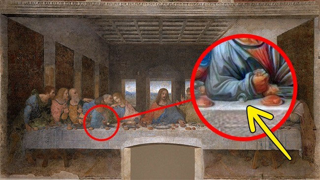 Picture 3 of 5 extremely unknown secrets behind the paintings of genius Leonardo da Vinci