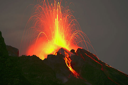 Picture 3 of 5 longest erupting mountains on the planet