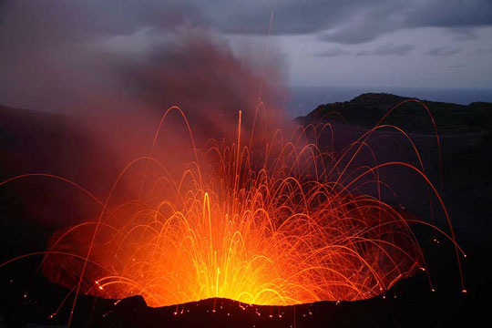 Picture 5 of 5 longest erupting mountains on the planet