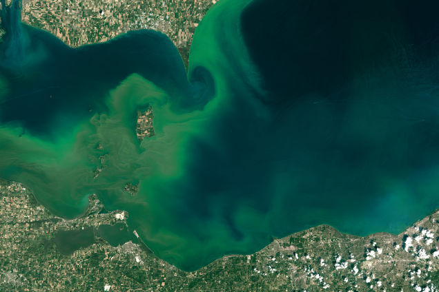Picture 8 of 5 places with strange water color due to environmental pollution in the world