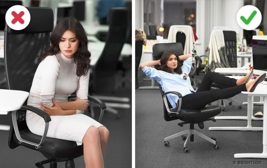 Picture 5 of 5 ways to change positions will help you get rid of stress immediately