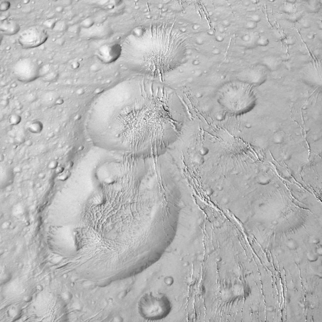 Picture 11 of 50 images of Saturn's Enceladus moon - where life can exist (Part 1)