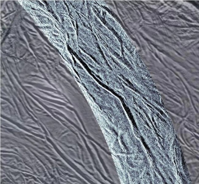 Picture 23 of 50 images of Saturn's Enceladus moon - where life can exist (Part 1)