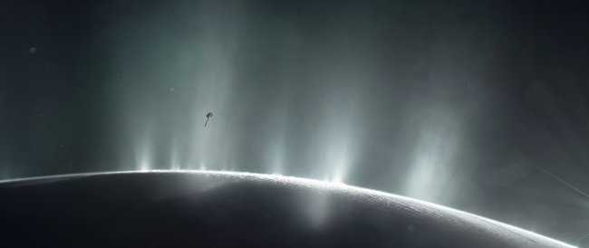 Picture 7 of 50 images of Saturn's Enceladus moon - where life can exist (Part 1)
