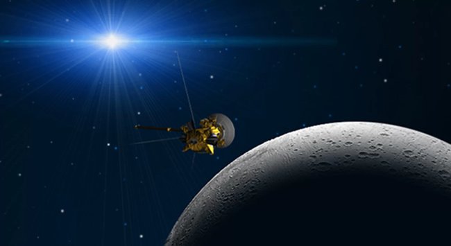 Picture 11 of 50 images of Saturn's Enceladus moon - where life may exist (Part 2)