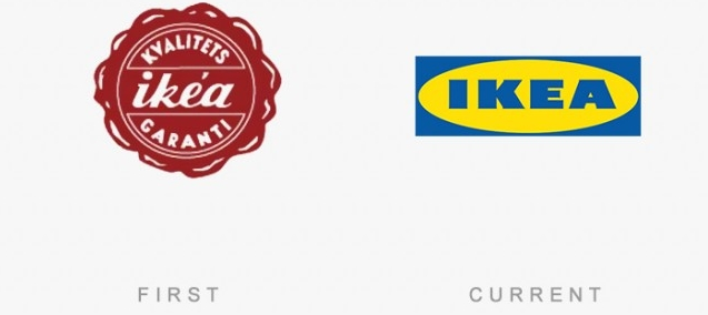 Picture 15 of 50 logos of famous brands that day and now