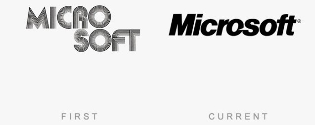 Picture 19 of 50 logos of famous brands that day and now