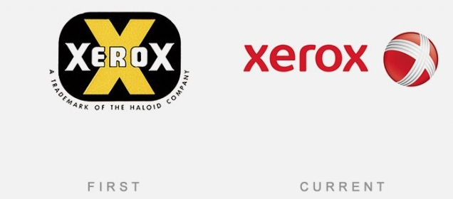 Picture 39 of 50 logos of famous brands that day and now