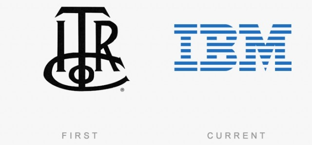 Picture 40 of 50 logos of famous brands that day and now