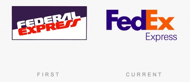Picture 49 of 50 logos of famous brands that day and now