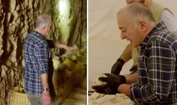Picture 1 of 56 jars in the tomb of the prime minister of Egypt contain great secrets