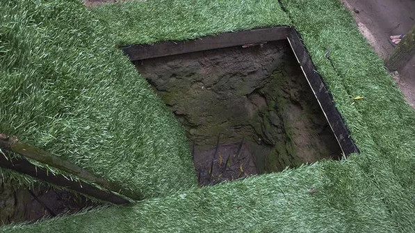 Picture 4 of 6 types of deadly pitfalls common in ancient tombs