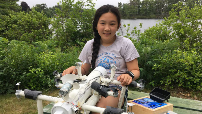 Picture 1 of 6th grade student invented robot