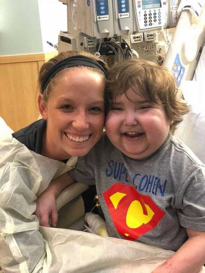 Picture 1 of 6-year-old boy suffers from an unprecedented illness in medicine