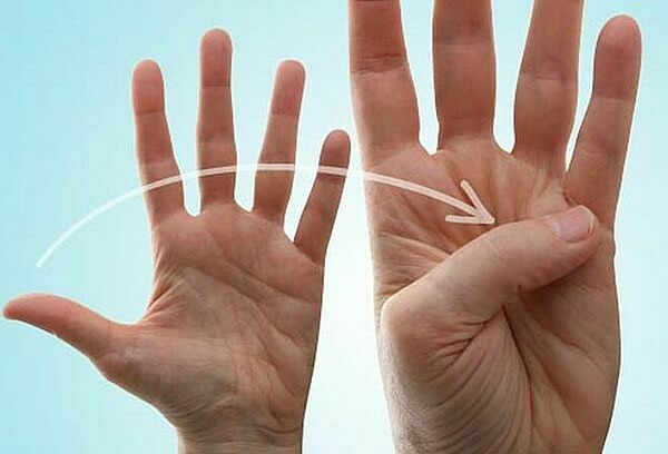 Picture 2 of 7 finger relaxation exercises for office people
