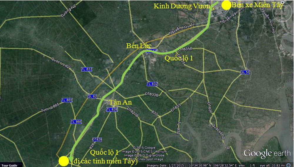 Picture 6 of 7 routes to help Ho Chi Minh City return home to avoid traffic jams