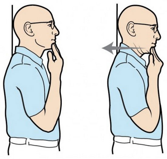 Picture 3 of 7 simple movements made to prevent neck disease by bending down to use smartphones