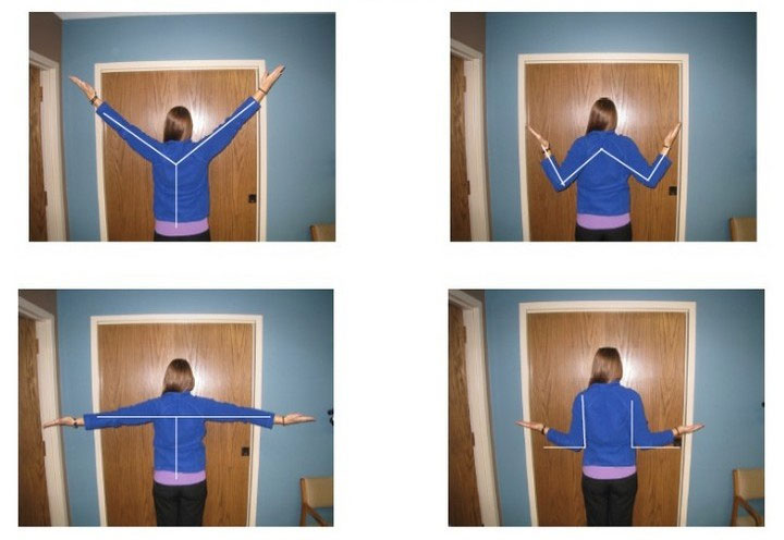Picture 6 of 7 simple movements made to prevent neck disease by bending down to use smartphones