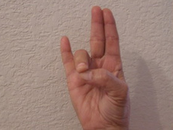 Picture 2 of 7 Yoga movements for hands
