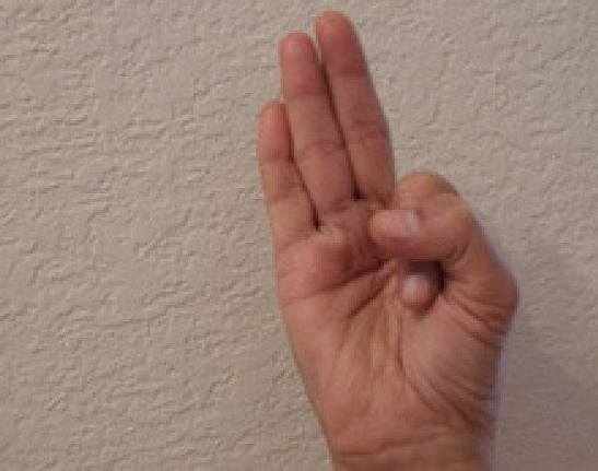 Picture 3 of 7 Yoga movements for hands