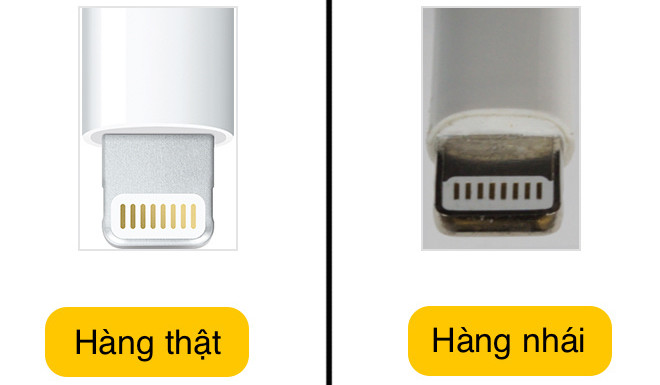 Picture 5 of 8 signs to distinguish genuine iPhone cable and fake