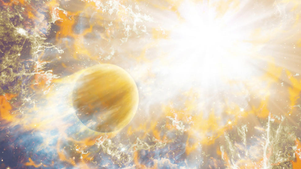 Picture 6 of 8 steps of the Sun before dying