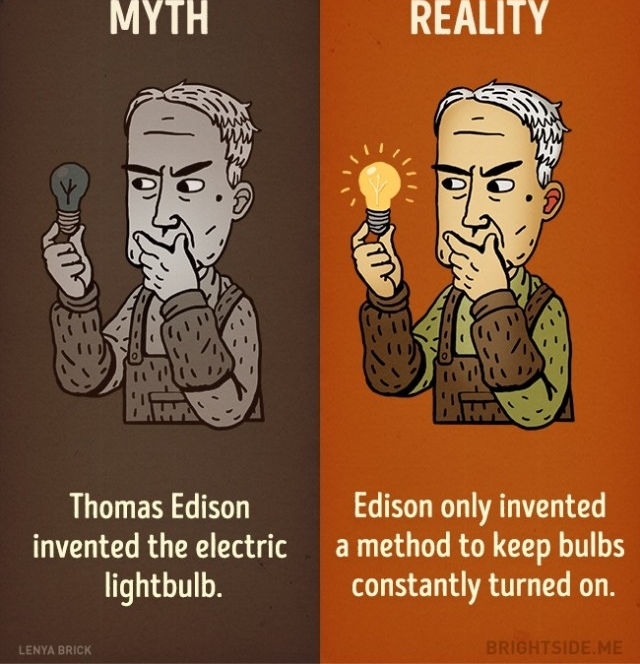 Picture 6 of 9 mistakenly believe that everyone believes is the historical truth
