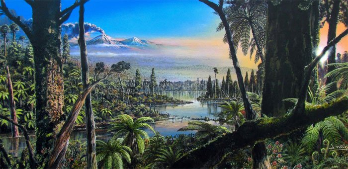 Picture 1 of 90 million years ago, West Antarctica was a vast rain forest