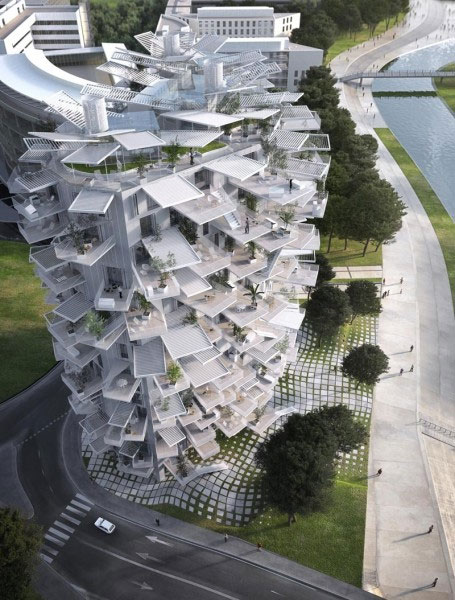 A beautiful tree-shaped building dedicated to French architecture images 2