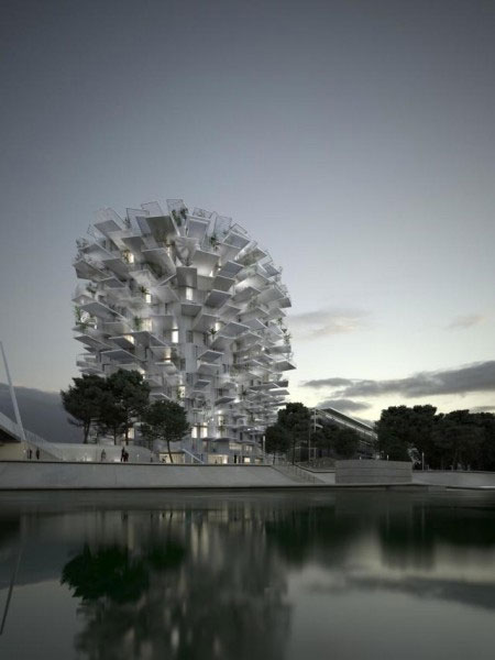 A beautiful tree-shaped building dedicated to French architecture images 7