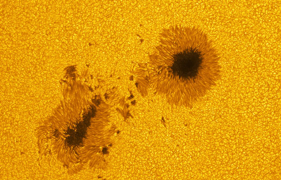 Picture 1 of A black spot 800,000 km long on the Sun was discovered
