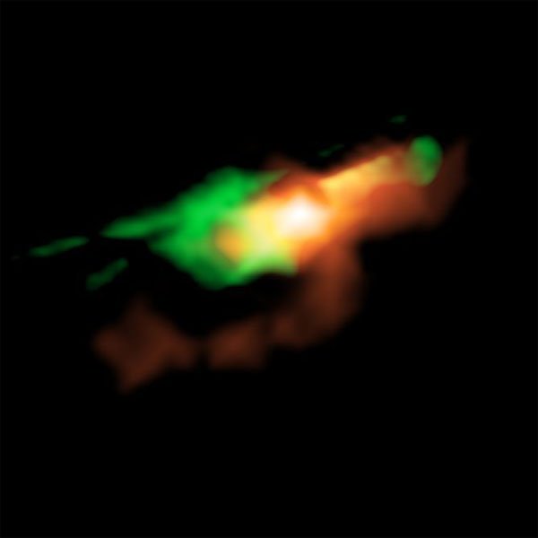Picture 2 of A new discovery about the activity of a supermassive black hole in the early universe