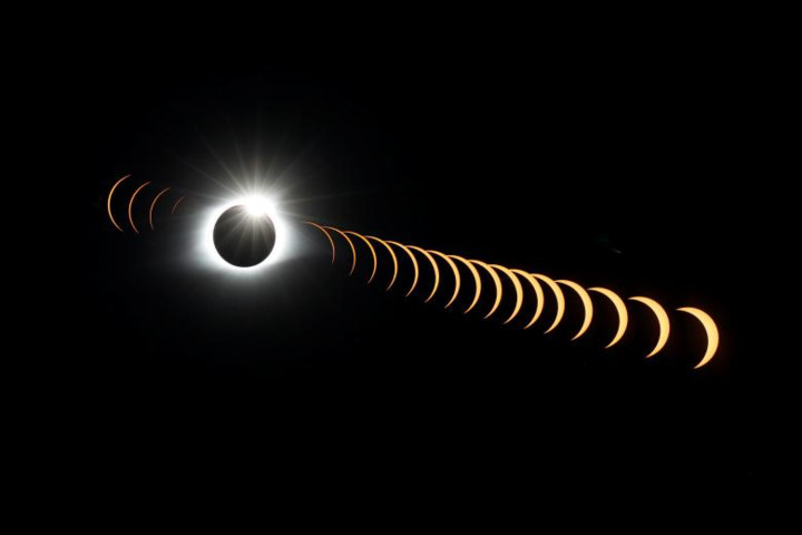 Picture 1 of A series of extremely beautiful eclipse photos across the United States