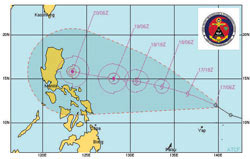 Picture 1 of A storm eye is expected on December 20