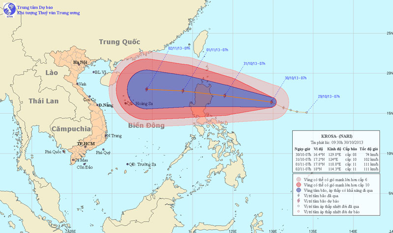 Picture 1 of A storm near the East Sea appears