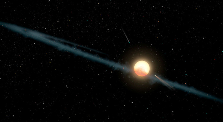 Picture 1 of Abnormal light reduction star may be caused by dust cloud