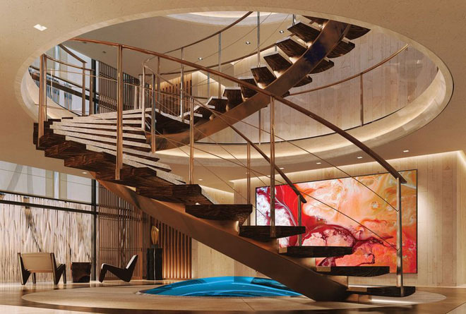 Picture 11 of Admire the luxury yacht with enough garden, swimming pool, gym room and VIP room