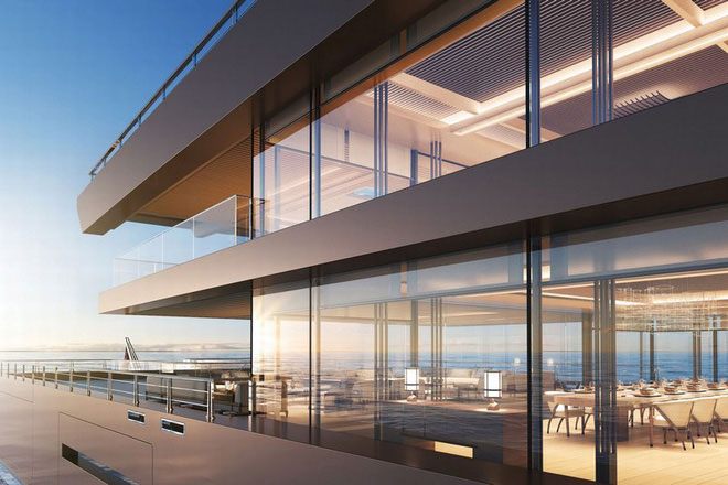 Picture 13 of Admire the luxury yacht with enough garden, swimming pool, gym room and VIP room